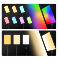 RGB LED Panel Fill Light with Adjustable Brightness
