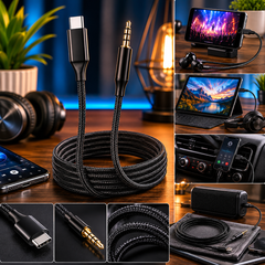GAC-365 Type-C to 3.5mm Aux Audio Cable