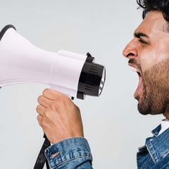 Portable Megaphone Bullhorn 25W Rechargeable