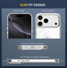 Magnetic Clear Case for iPhone 17 Pro Max