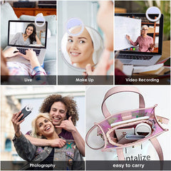 Rechargeable Clip-on Selfie Ring Light
