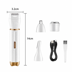 Rechargeable Women's Epilator & Electric Hair Remover with Lady Shaver