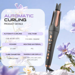 Auto Hair Curler with Ceramic-Aluminum