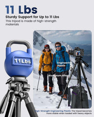 2-in-1 Aluminum Camera Tripod