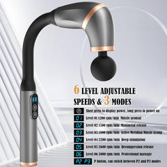 Extended Handle Massage Gun