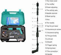 Rivet Gun with 20 Pieces Nails and Plastic Box