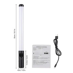 Portable Bi-Color LED Video Light Wand Stick