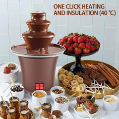 3-Tier Chocolate Fondue Fountain Machine
