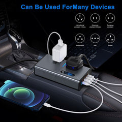 200W Universal Socket Power Inverter DC
