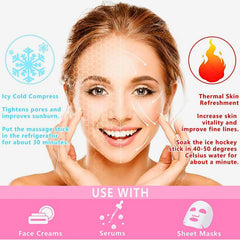 2-Pcs Facial Ice Globes. Cryo roller balls to reduce puffiness