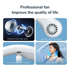 Mini Neck Fan - Bladeless Rechargeable