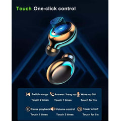 F9-5 Bluetooth Earbuds with 3500mAh Power Bank