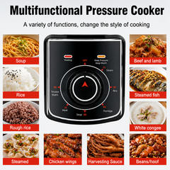 Digital Electric Pressure Cooker 8L with Stainless Steel Body