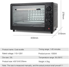 25L Electric Oven – Compact Countertop Oven