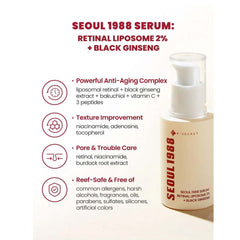 K-Secret SEOUL 1988 Serum with Retinal Liposome 2% & Black Ginseng
