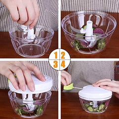 Easy Spin Cutter Hand Chopper