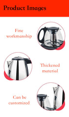 1800W 220V 2-in-1 Electric Kettle and Tea Maker