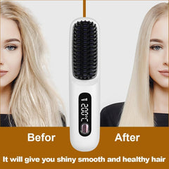 Wireless Hair Straightening Comb