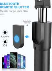 3-in-1 Bluetooth Selfie Stick Tripod Monopod