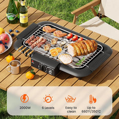 Smokeless Indoor/Outdoor Electric Gril