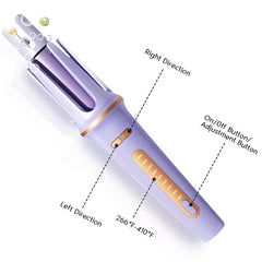 2-in-1 Electric Hair Styler Rotating Curling