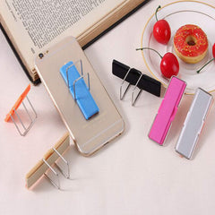 Elastic Strap Phone Holder with Finger Grip