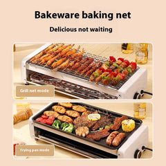 Electric Smokeless Grill Nonstick Indoor