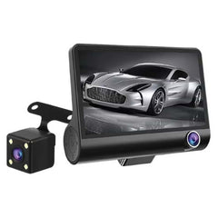 DX3618 3-Channel Car Dashcam. 4" HD display