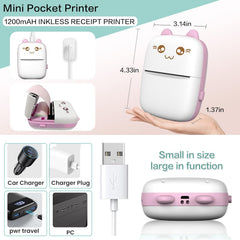 Portable Mini Sticker Printer