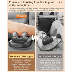 4-Head Massage Gun Deep Tissue