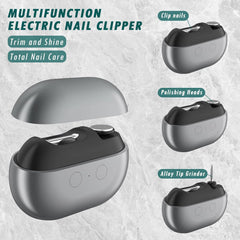 2-in-1 Electric Nail Clipper & File