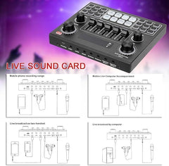Elite V9 Sound Card & BM800 Pro Microphone