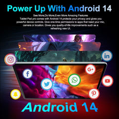 A16 Pro Tablet 10.1-Inch HD+ Display