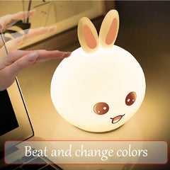 Rabbit Silicone Touch Sensor Night Light