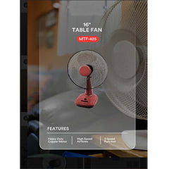 MTF-425 16" Table Fan