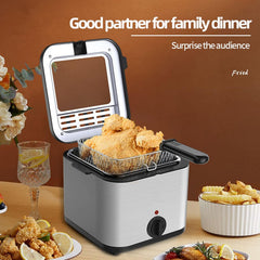 2.5L Electric Deep Fryer with Stainless Steel Body