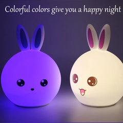 Rabbit Silicone Touch Sensor Night Light