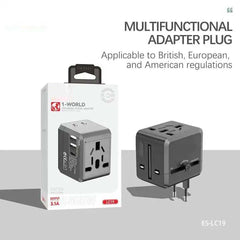 USB International Travel Adapter with Type-C