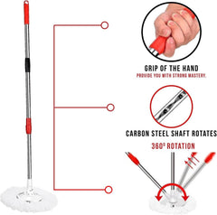 Easy Spin Mop and Bucket Set with 360°