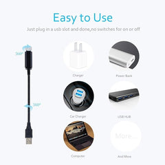 Portable Adjustable Romantic Rotating Head