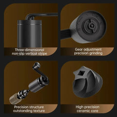 Portable Coffee Grinder with Ceramic Conical Burr
