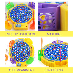 Fishing Game Electronic Musical Rotating Toy