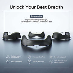 Premium 30 Pairs Anti-Snoring Magnetic Nasal Strips