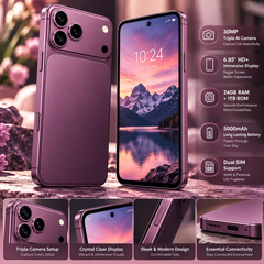 A-18 Pro Max Smartphone with HD+ Display
