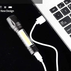 Adjustable Focus Torch Flashlight