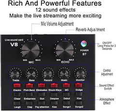 V8 Sound Card for Live Streaming