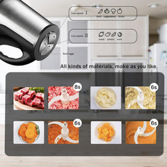 2-in-1 Stainless Steel Electric Meat Grinder