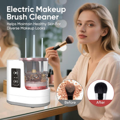 3-in-1 Electric Makeup Brush Cleaner & Dryer with USB Charging