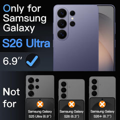 Tempered Glass Screen Protector for S26 Ultra 5G