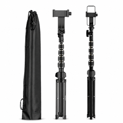 All-in-One 200cm Adjustable Aluminum Tripod Stand